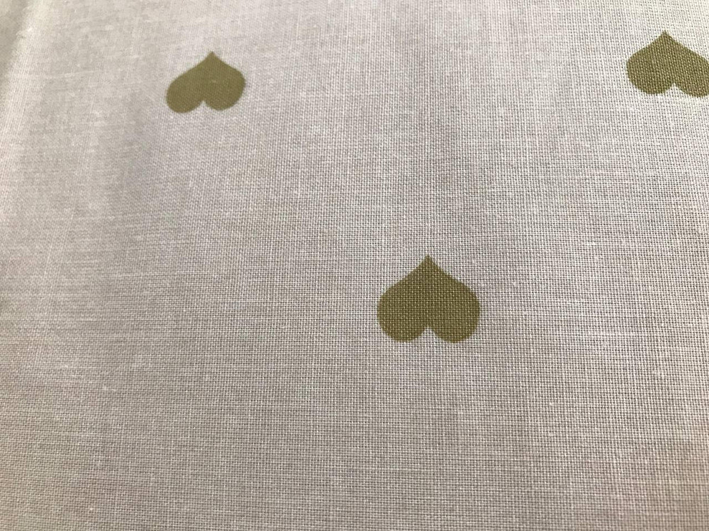 Наволочка Ecotton 40х60 із бязі кремового кольору із сердцями Коломия - фото 3