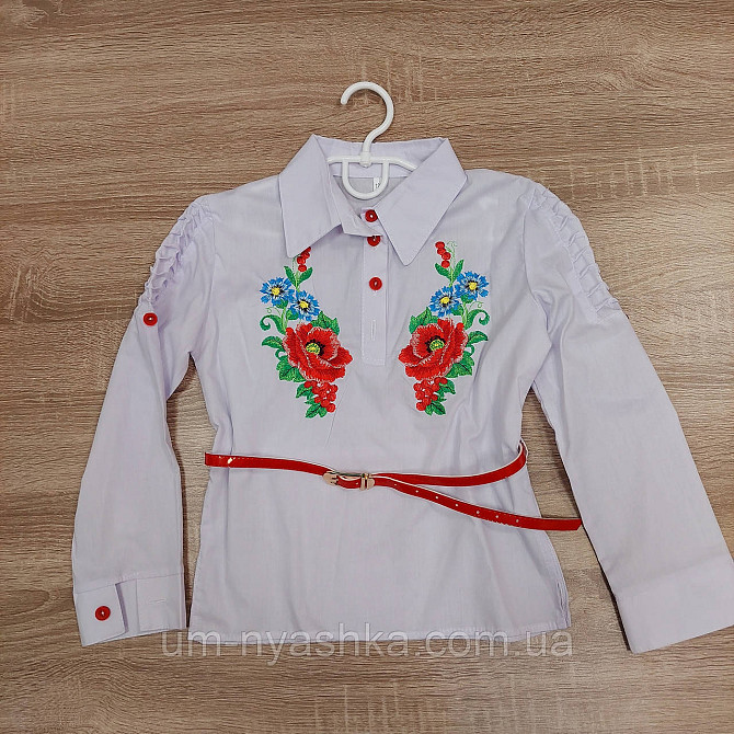Шкільна сорочка з вишивкою 134-158 Кривий Ріг - фото 3
