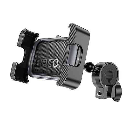 Вело/Мото тримач для телефона HOCO H82 Vista bicycle Motorcycle Universal holder Black Metal Gray Одеса