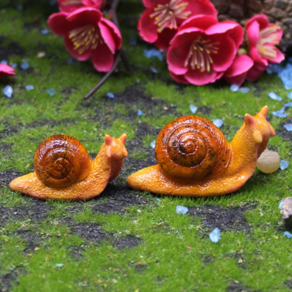 Фигурка Улитка из полистоуна 3.3 х 6.1 см Для мини-сада и микроландшафта Одесса - изображение 2