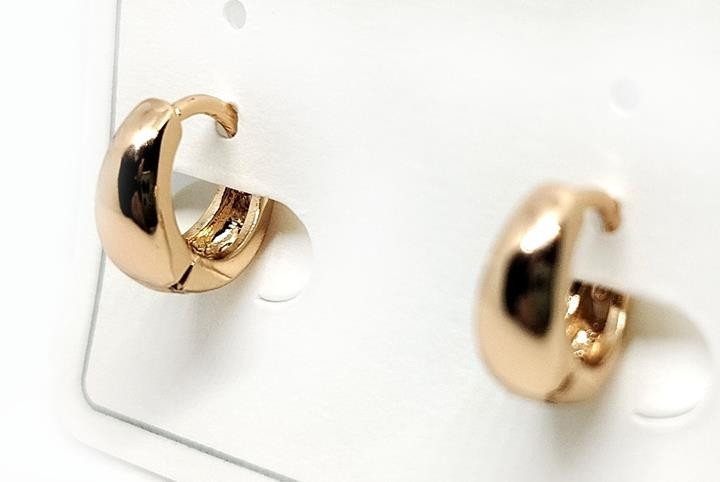 Серьги женские золотистые Киев - изображение 1