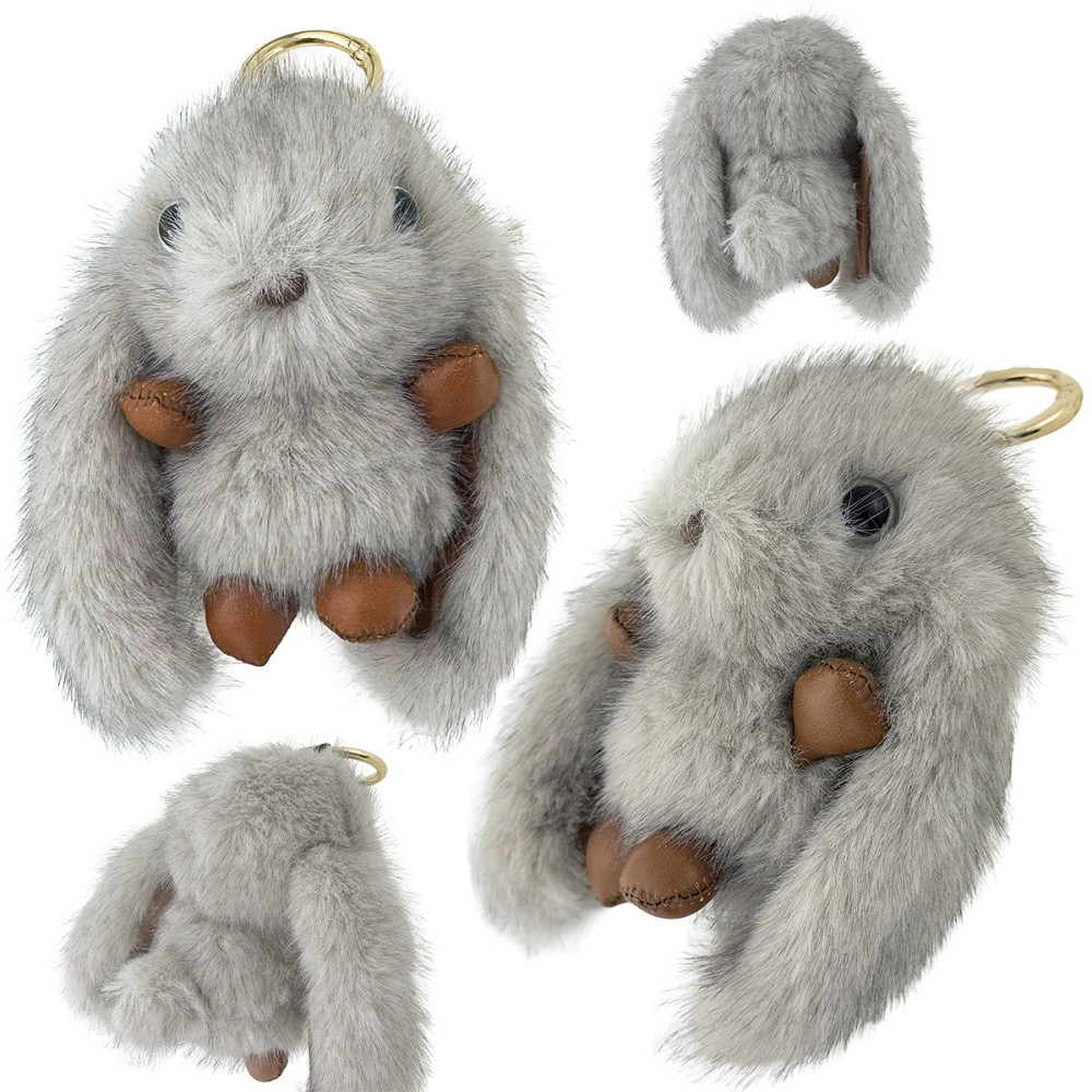Брелок для ключей из меха Кролик Киев - изображение 1