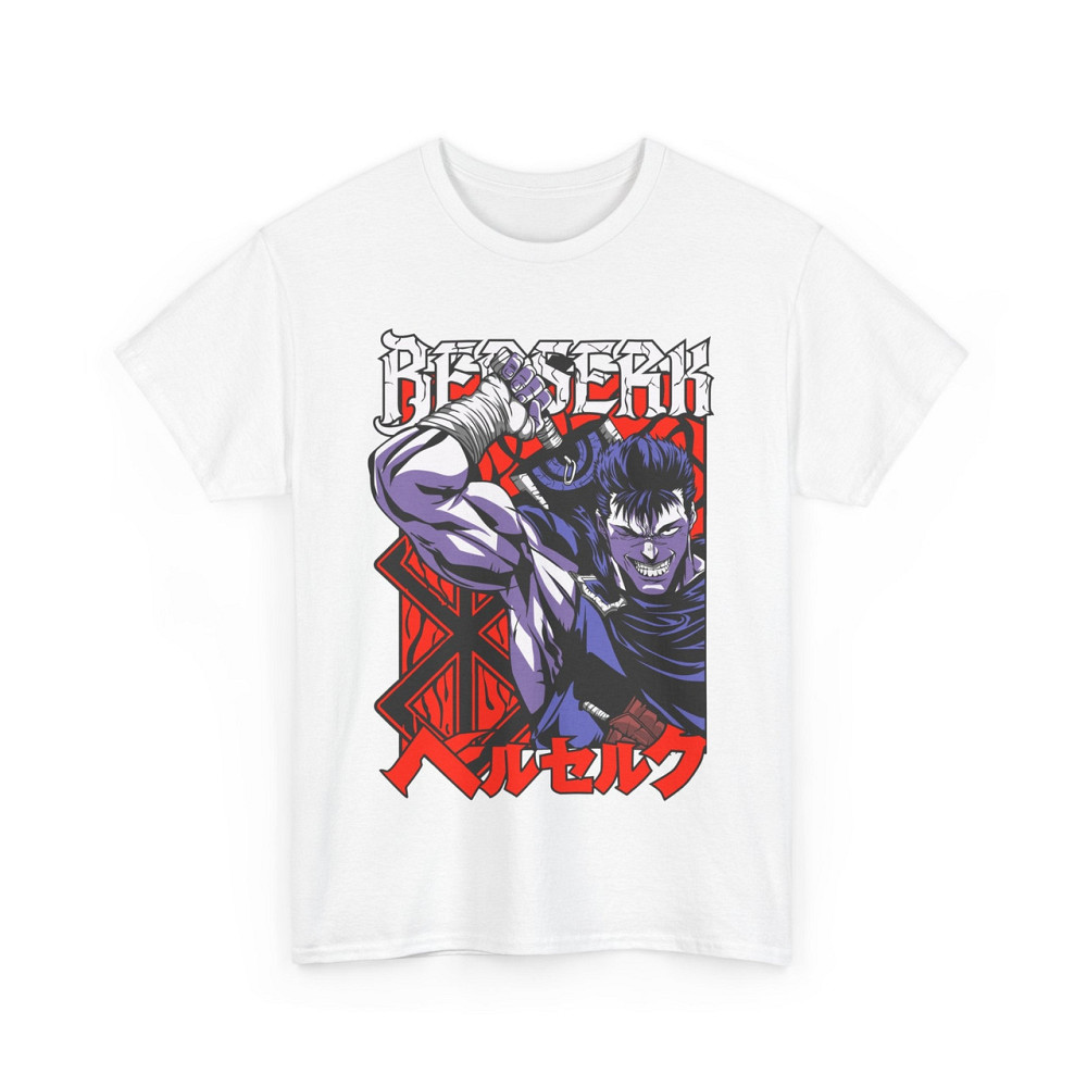 Футболка аниме Берсерк Манга Стрип Гутс оверсайз (S/M/L) Черний AnimeJ0530 Днепр - изображение 8