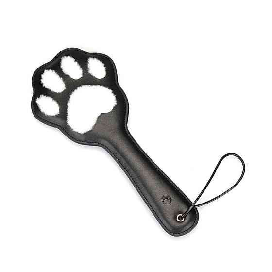Паддл в виде кошачьей лапки Liebe Seele Round Paddle Black/White Sex Aura Киев