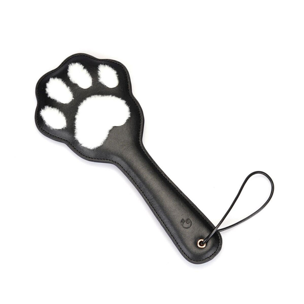 Паддл в виде кошачьей лапки Liebe Seele Round Paddle Black/White Sex Aura Киев - изображение 2