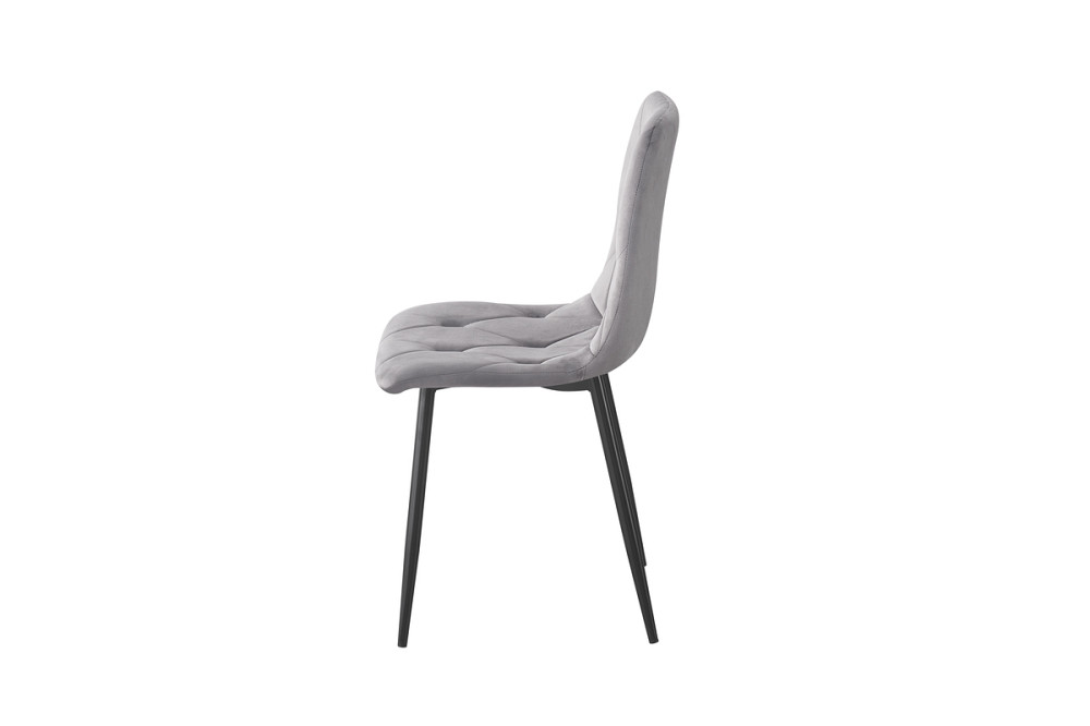 Стілець Меморі, чорний/ велюр сірий Киев - изображение 3