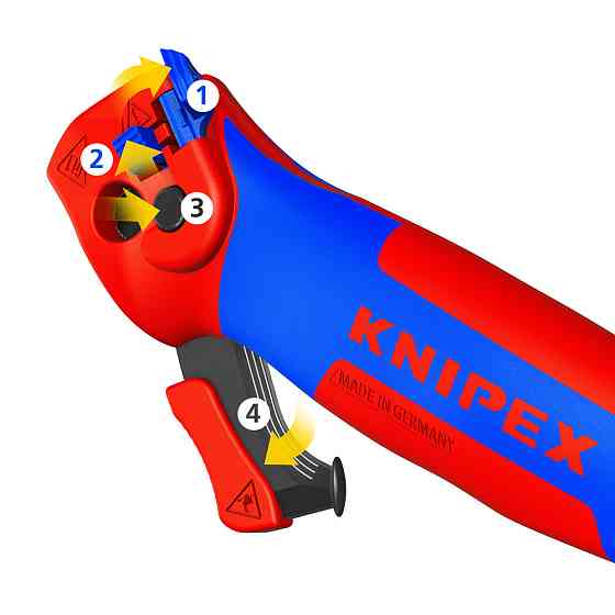 Ніж з п'яткою двофункційний Knipex (16 50 145 SB) Одеса