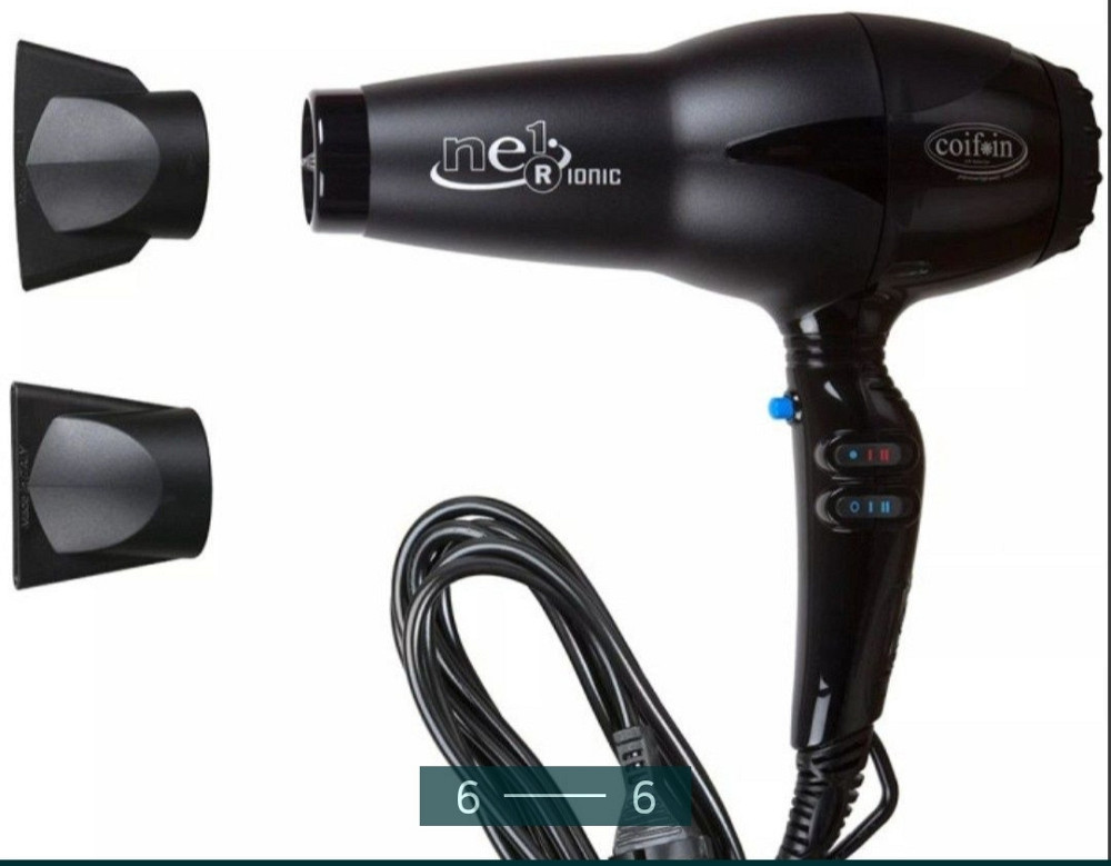 Фен для волосся: Coinfin Ionic Black NE1R-ion. Київ - фото 6