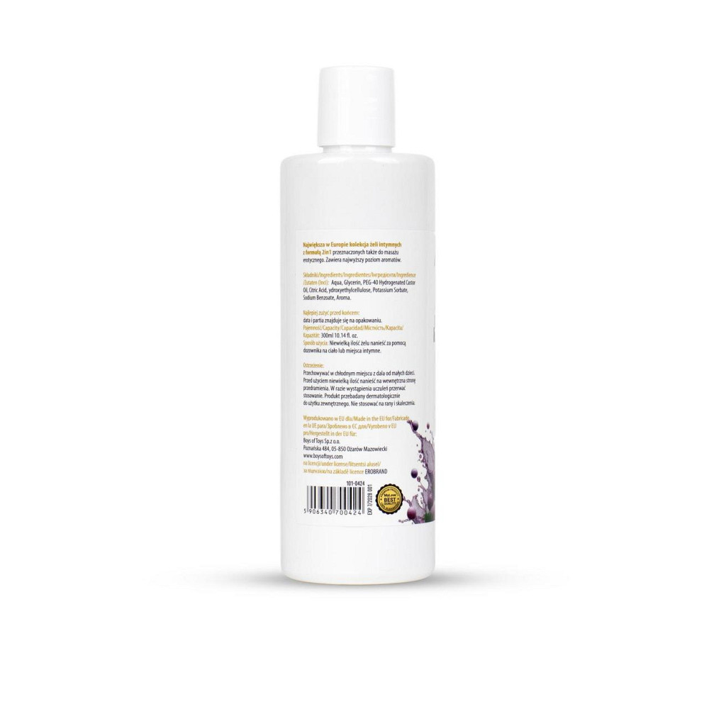 2в1 лубрикант та масажний гель - MyLove Aroma Series Intim&Massage Grape, 300 мл Sex Aura Київ - фото 6