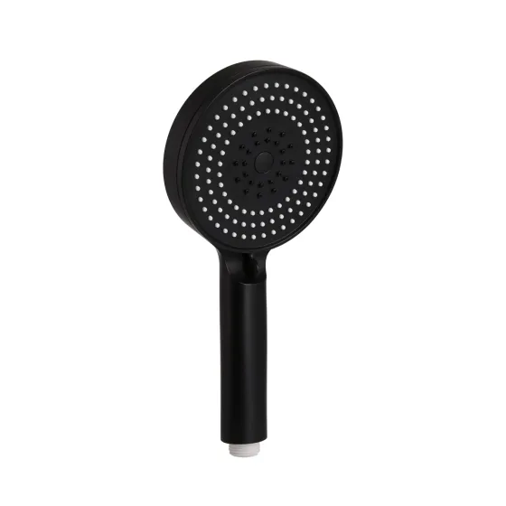 Лійка для ручного душу Qtap Rucni D 130 мм округла QTRUC125BLM45951 Black Matt Київ