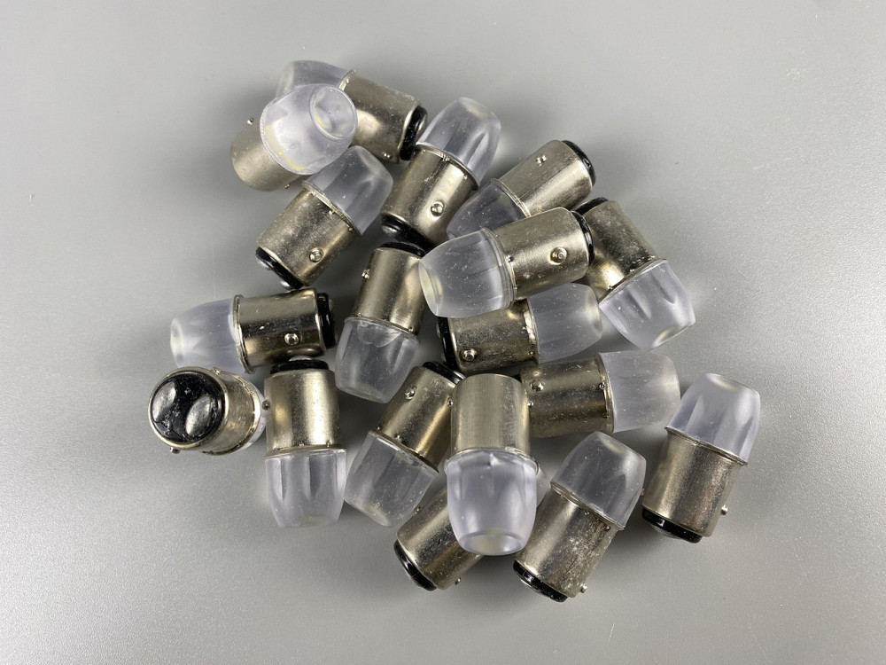 Світлодіодна автомобільна лампа стоп-сигнал/покажчик повороту 12V 2-ух контактний цоколь 1157 BAY15d Мукачево - фото 10