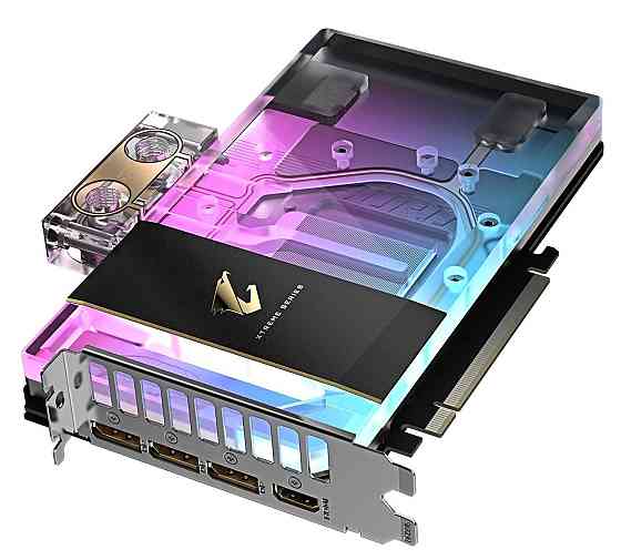 Відеокарта GF RTX 5080 16 GB GDDR7 Aorus Xtreme Waterforce WB Gigabyte (GV-N5080AORUSX WB-16GD) ( 22602 ) Харьков