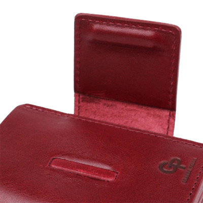 Портмоне Grande Pelle Бордовое (11574) Винница - изображение 7