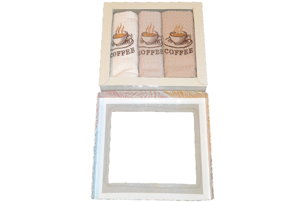 Набор из трёх кухонных вафельных полтенец. 45х60 см 100% Хлопок, Турция. Одесса - изображение 2