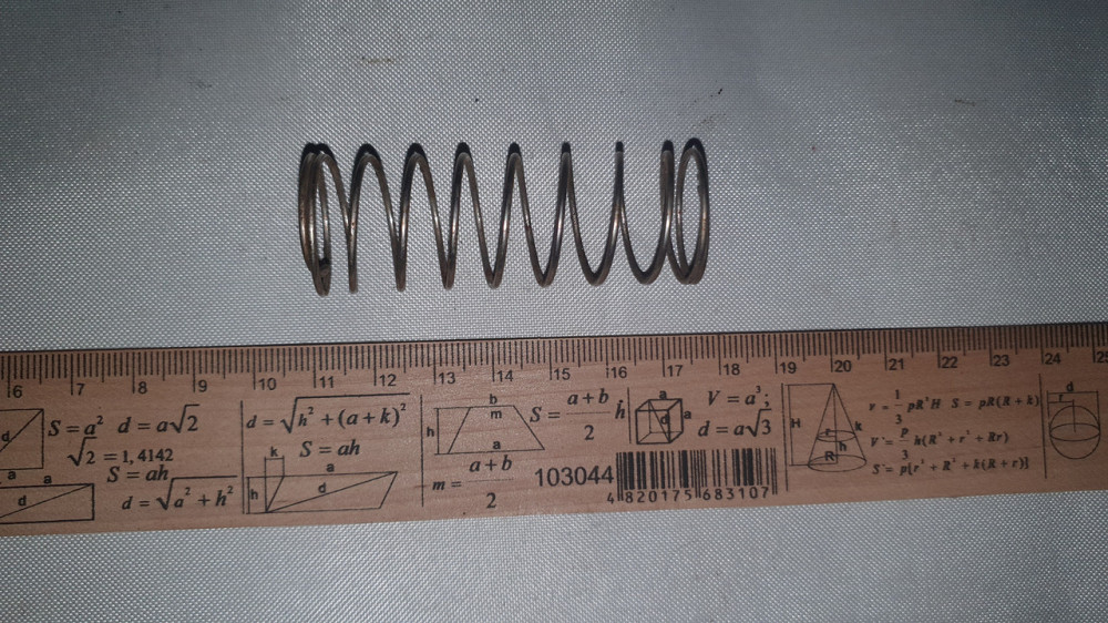 Пружина сжатия 23х62х1.25 мм. СССР. Харьков - изображение 2