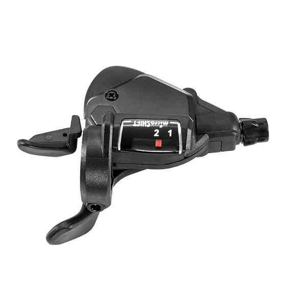 Манетки MicroSHIFT 2x9s (пара) с индикатором, тросики L2140/1700 Львов
