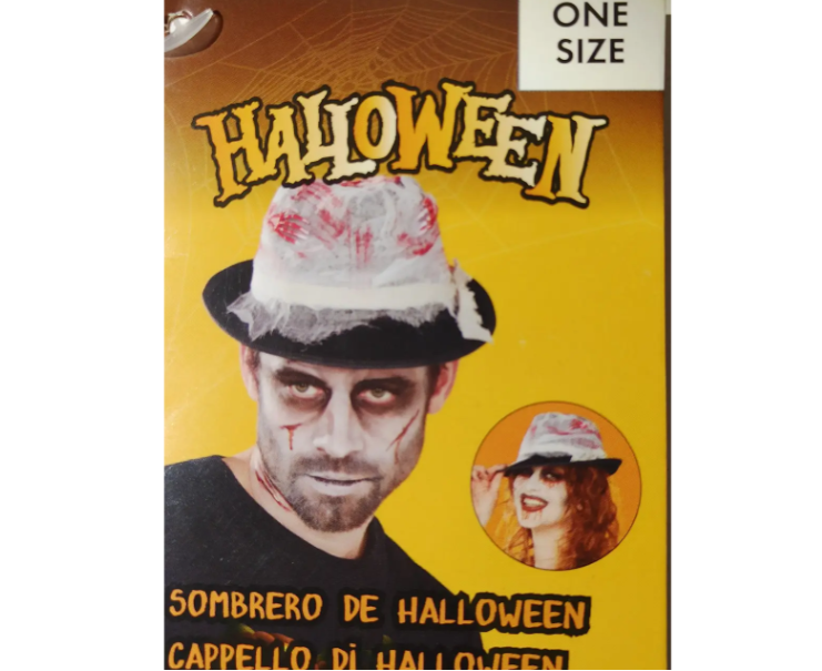 Капелюх Хелловін з бинтом one size різнобарвний Київ - фото 3