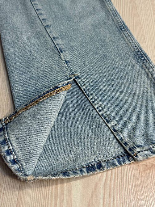 Джинсы женские It’s Basic 3055 LOOSE FIT прямые с разрезами впереди голубые, голубой, 36, 36, 75 см, 102 см Киев - изображение 11