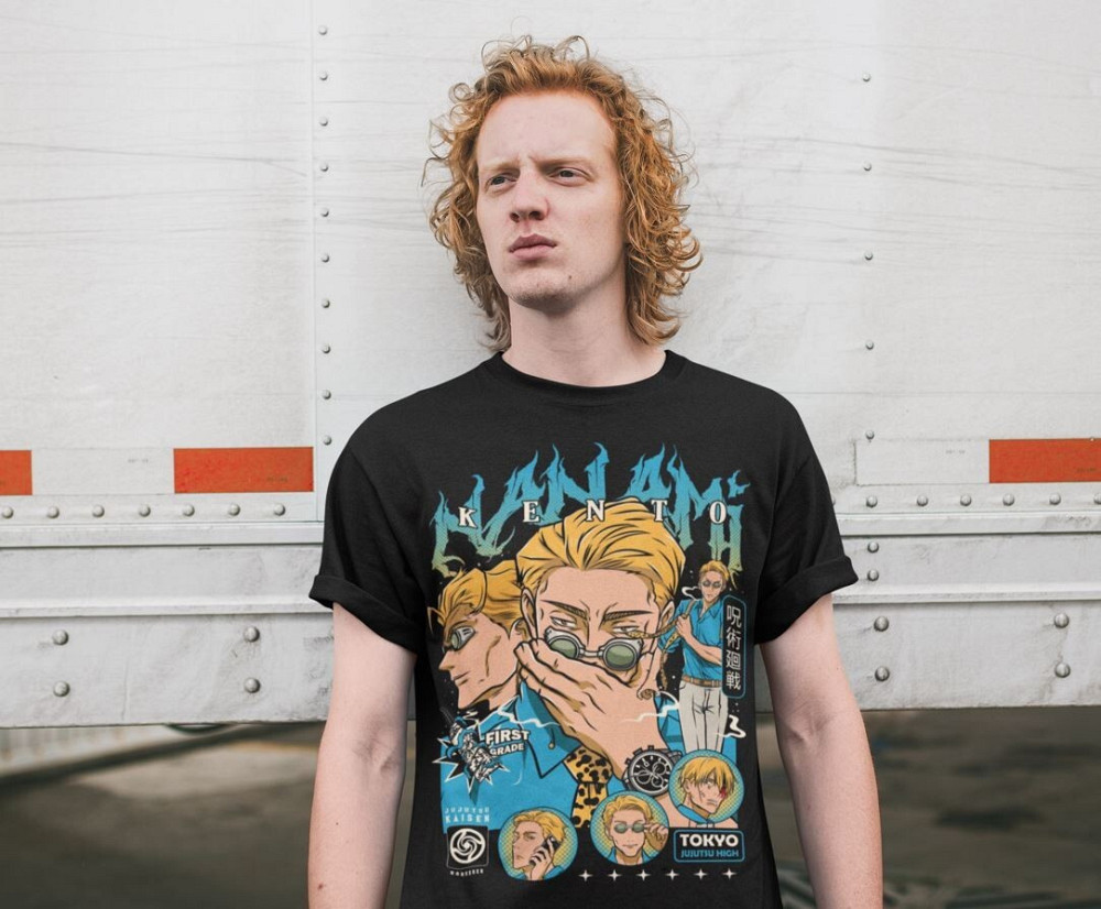 Футболка для мальчика аниме Магическая битва оверсайз (рост от 165 до 180 ) Черний AnimeJ1120m Днепр - изображение 3