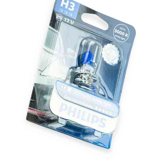 Автолампа 12V 55 W PHILIPS Diamond Vision 5000K H3 Мукачево