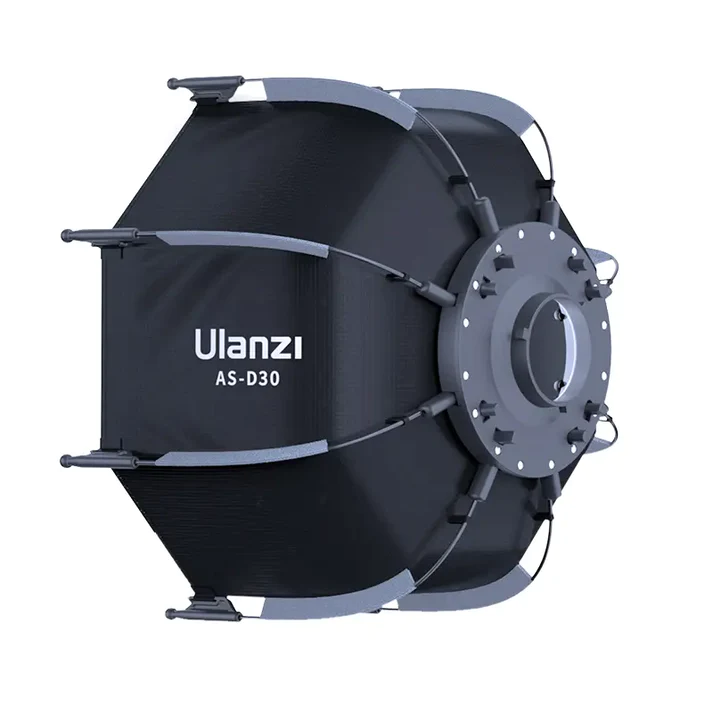 Софтбокс Ulanzi AS-D30 Octagonal Softbox, 30cm, Mini Bowens Mount and Grid (UV-L083GBB1 AS-D30) Київ - фото 11