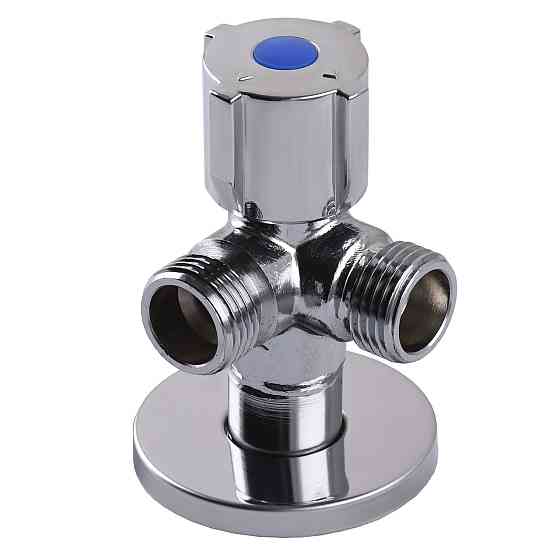 Кран шаровой угловой двойной SELBA 1/2″х 1/2″х1/2″ DOUBLE (SL1588) Киев