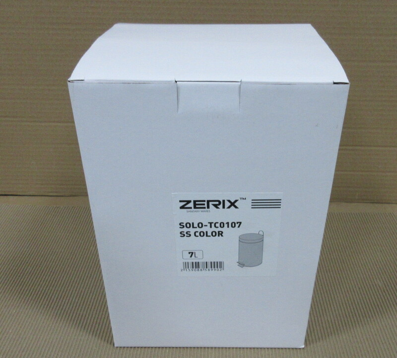 Відро для сміття кругле Zerix Solo-TC0107 SS Color 7 л колір нержавійка (ZX5899) ( 38192 ) Харків - фото 7