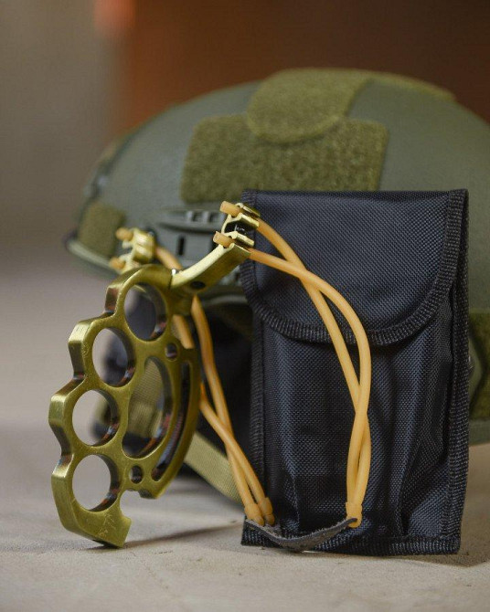 Рогатка металева спортивна з ручкою кастет HeyTec ТР6416 Одеса - фото 3