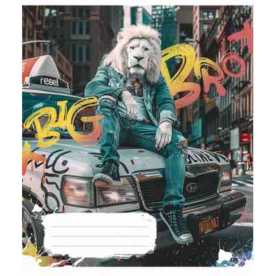 Зошит Школярик Big Bro 48 аркушів лінія (048-3460L) Вінниця