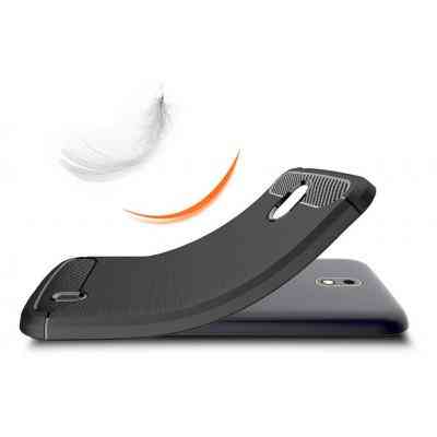 Чохол до мобільного телефона Laudtec для Nokia 1 Carbon Fiber (Black) (LT-N1B) Вінниця