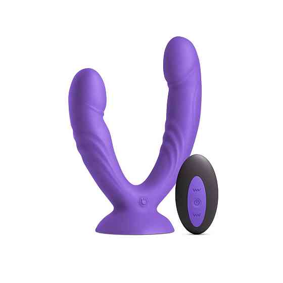 Подвійний дилдо з вібрацією NS Novelties INYA - Duet - Purple Sex Aura Київ