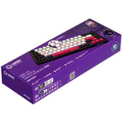 Клавиатура Lorgar KBP70MW Pro RGB Wireless/Bluetooth/USB UA Black/red (LRG-KBP70MW-BK-US) Винница