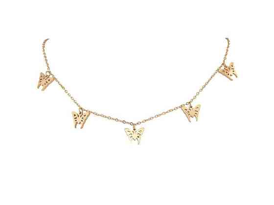Кольє ТТМ Stainless Steel 14К Метелики 45-50см*1,5мм арт.308126 ТМ XUPING Київ