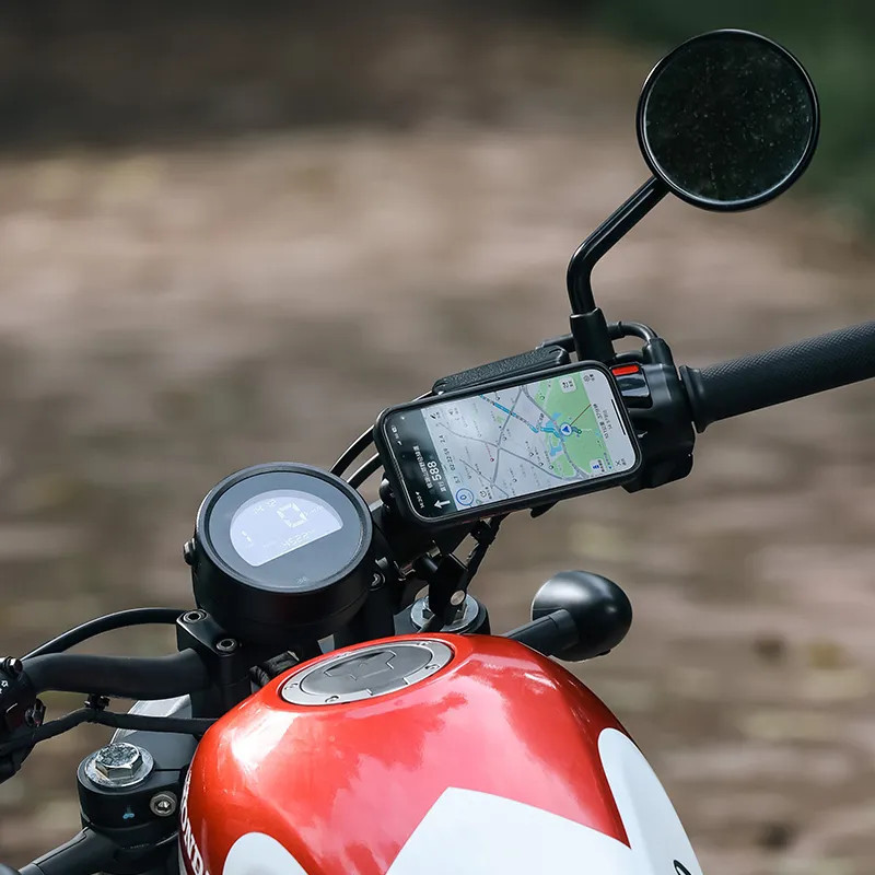 Кріплення телефону на мотоцикл посилене з шарніром для чохла O-LOCK Ulanzi M008 Київ - фото 5