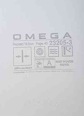 Обои винил на флизелине AdaWall Omega1.06х10 геометрия 3д фигуры полосы под бамбук серый металлик 23205-3 Киев