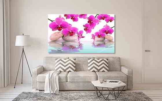 Картина холст в гостиную / спальню   Орхідея  MLP_120 80х160см Киев