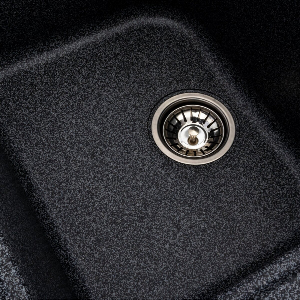 PLATINUM Гранітна мийка для кухні Platinum 7950 Equatoria матовий Графіт Київ - фото 5