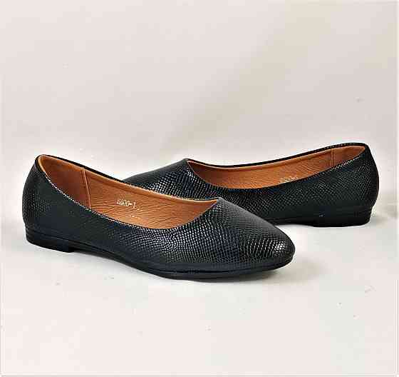 Женские Балетки Черные Мокасины Туфли (размеры: 36,38,39) - 00-1 Днепр