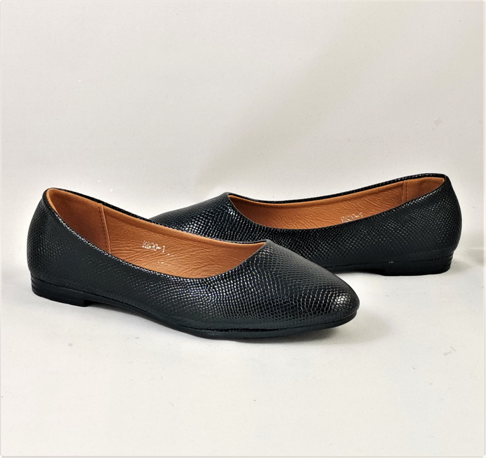 Женские Балетки Черные Мокасины Туфли (размеры: 36,38,39) - 00-1 Днепр - изображение 6