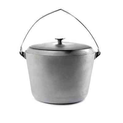 Котел туристичний СИЛА алюмінієвий з кришкою та дужкою 12л (960474) Вінниця