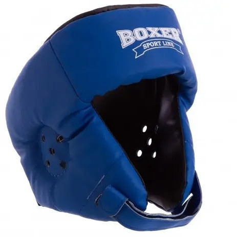 Шолом бокс/карате BOXER Шкірвініл Еліт M-XL Вишневе - фото 2