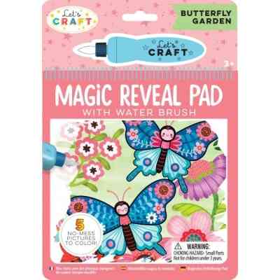 Набор для творчества Let's Craft "Магічні перетворення" Яскраві метелики водні розмальовки (MRP013) Винница