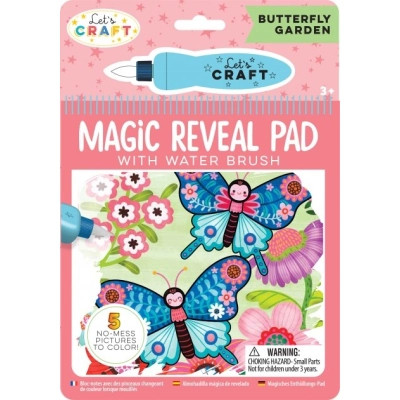 Набор для творчества Let's Craft "Магічні перетворення" Яскраві метелики водні розмальовки (MRP013) Винница - изображение 1