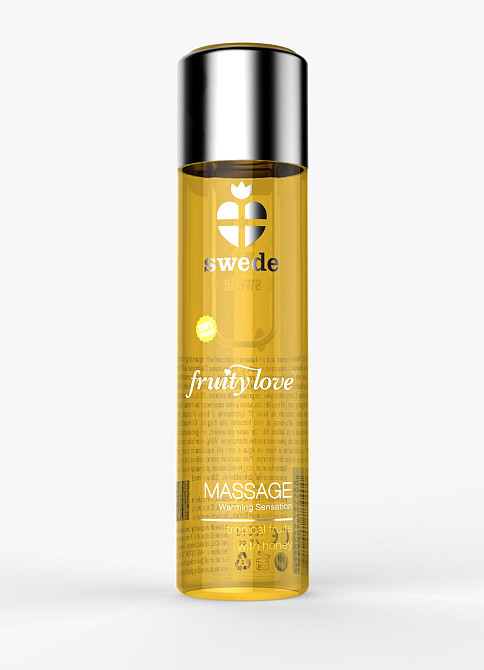 Масажна олія - Swede Fruity Love Tropical Fruits With Honey, 60 мл Sex Aura Київ - фото 1