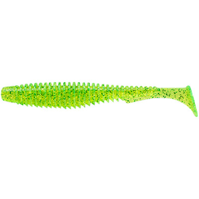 Силикон рыболовный FishUP U-Shad 2.5" 026 - Flo Chartreuse/Green (9шт/уп) (1862.02.89) Винница - изображение 1