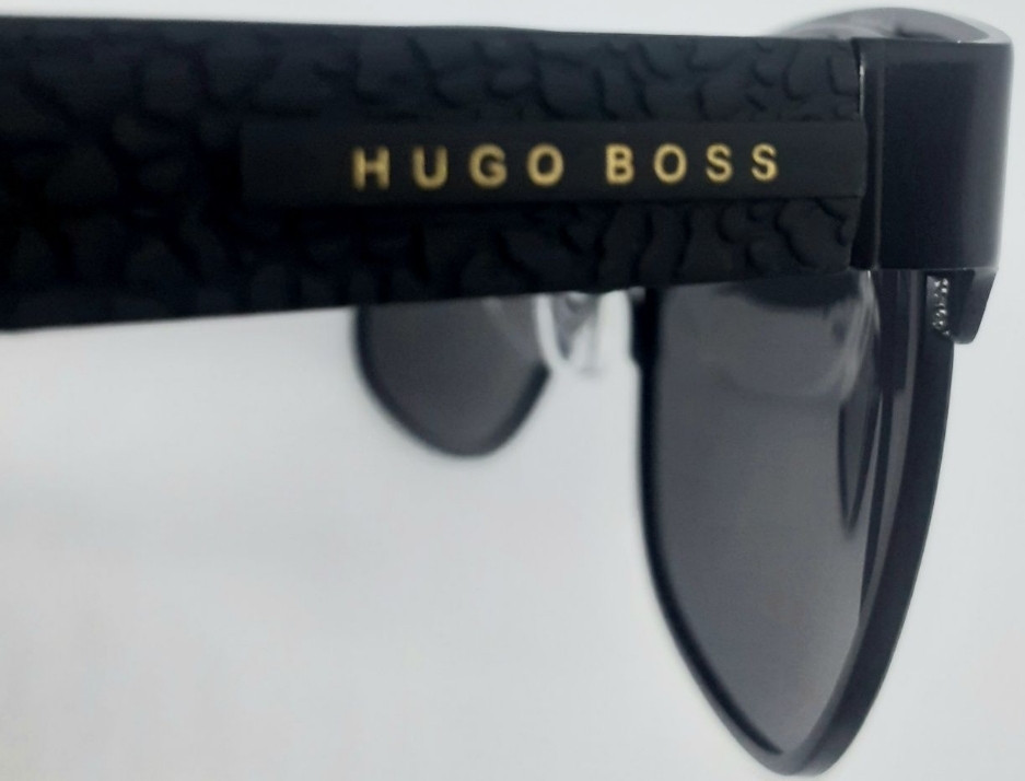 Брендові стильні чоловічі окуляри чорні в чорному металі поляризовано. Київ - фото 2