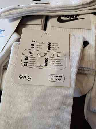 Жіночі шкарпетки білі високі. Набір 6 шт. Розмір 36-41 Київ