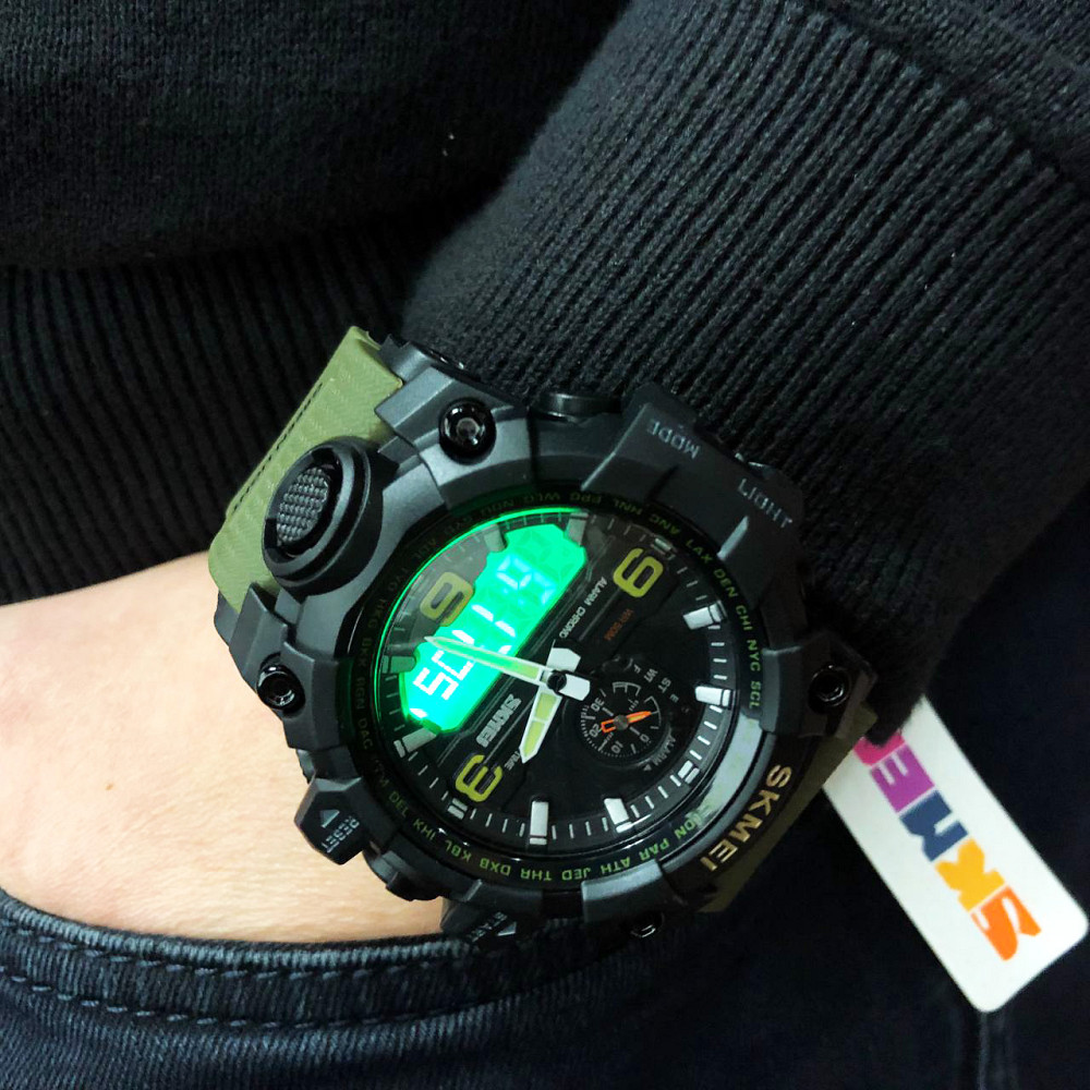 Повседневные спортивные часы, Армейские наручные часы для мужчины Мужские для рыбалки WQ-68 Львов - изображение 10