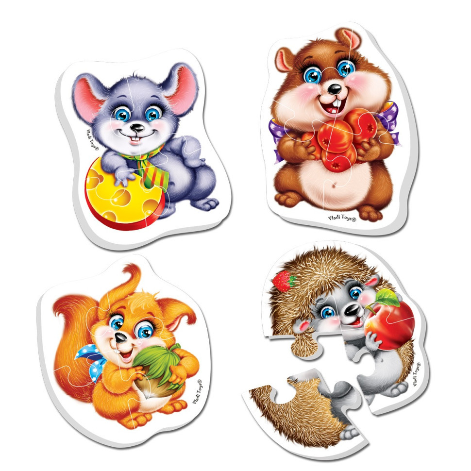 Дитячі бебі пазли "Жучки" VT1106-89 картинки - 4 шт Вінниця - фото 2