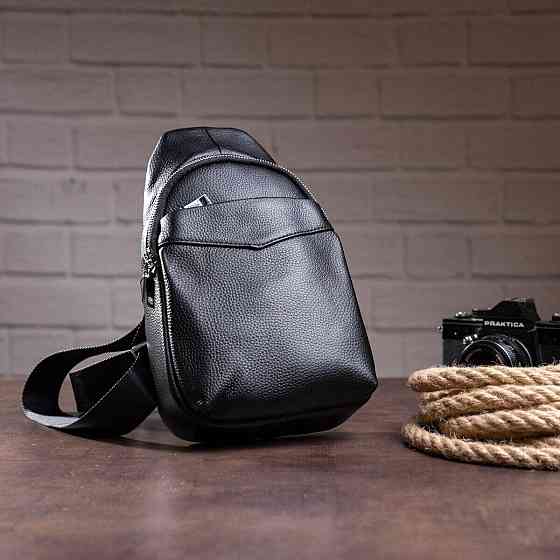 Сумка через плечо мужская Vintage 14857 Черная Киев